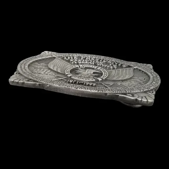 NRA Belt Buckle National Rifle Association Presidents Second Edition 1989 Pewter